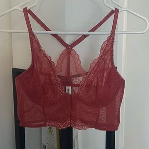 Gossard Orange/Red bralette 32C new.